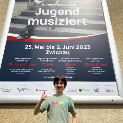Vynikající výsledek v soutěži „Jugend musiziert“